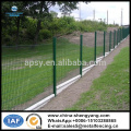 Factory provide the Green PVC coated welded wire mesh fence/ garden fence panels
